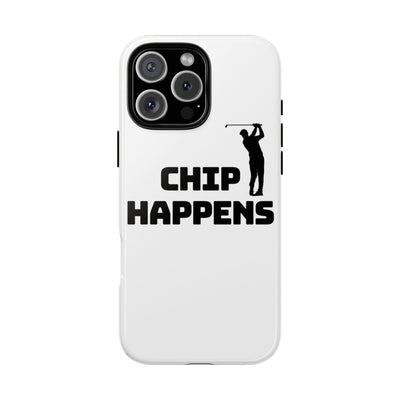 Golf Phone Case - 'Chip Happens' Tough Cases for Golf Lovers
