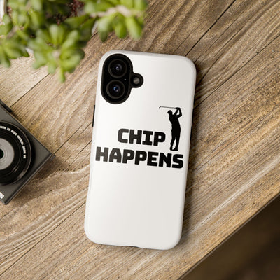 Golf Phone Case - 'Chip Happens' Tough Cases for Golf Lovers
